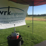 WRK Engineers Construction banner on the Golf Course